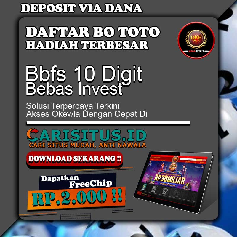 Daftar Bo Toto Hadiah Terbesar 2D 100rb Via Dana