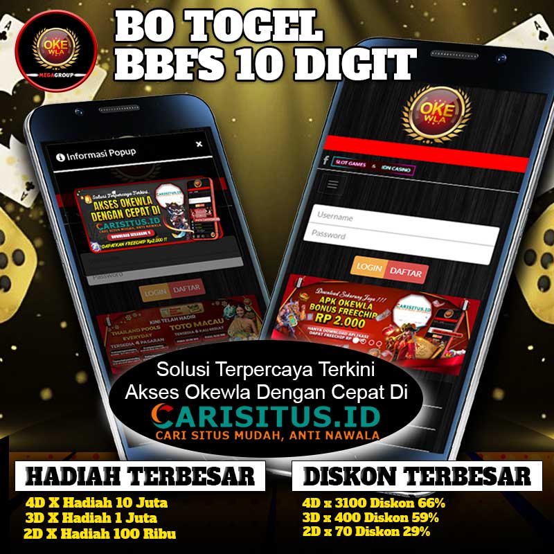 Okewla Bo Togel Bbfs 10 Digit Hadiah Prize123 Dibayar Lunas